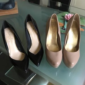 Jessica Simpson heels. 2 pairs